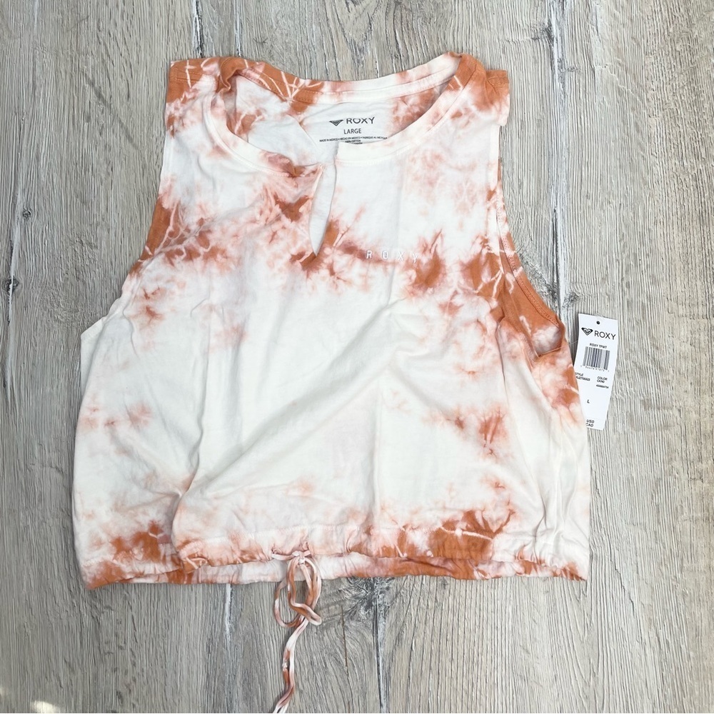 Roxy Tie-Dye Cropped Tank Top - Picture 8 of 11
